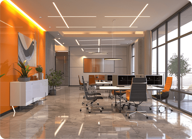 Office meeting area